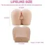 Y-NOT 3D Big Ass Masturbator Sex Toys Realistic Lifelike Sex Love Doll with Vagina and Anal Holes Pussy Anal Adult Toy for Male Flesh Color
