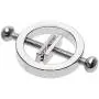 FST Stainless Steel Nipple Clips Round Adjustable Nipple Clamp Set Body Restraints Female SM Sex Toy FST Stainless Steel Nipple Clips Round Adjustable Nipple Clamp Set Body Restraints Female SM Sex Toy