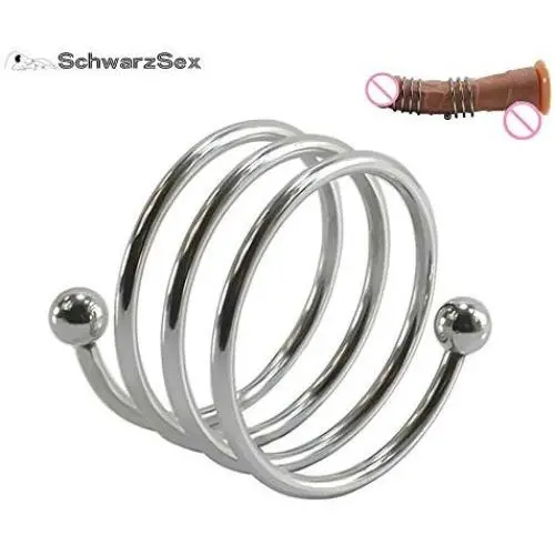 SchwarzSex Stainless Steel Penis Ring Delay Ejaculation Dick Ring Spiral Metal Cock Rings Penisring Chastity Device Adult Sex Toys for Men,30mm SchwarzSex Stainless Steel Penis Ring Delay Ejaculation Dick Ring Spiral Metal Cock Rings Penisring Chastity Device Adult Sex Toys for Men,30mm