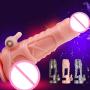 xinYxzR Male Vibrating Penis Enlargement Sleeve Reusable Condoms Cock Ring Sex Toys White