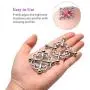 UTIMI Nipple Clip Alloy Breast Clamps with Detachable Chain Silver UTIMI Nipple Clip Alloy Breast Clamps with Detachable Chain Silver