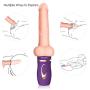 Big Powerful Thrusting Vibrator Dildo, Adult Sex Toys for Women Pleasure, EROCOME Auriga Rechargeable Silicone Clitorisl Vagina Stimulator Realistic Dilldo Massager