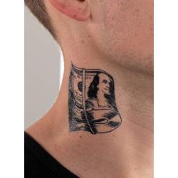 Thug Ink Temporary Tattoos - Volume I - 10 Temporary Tattoos ~ Face Tattoos ~ Teardrop, Cross, Praying Hands, etc~ Thug Life ~ Fake Tattoos ~ Water-transfer Tattoos