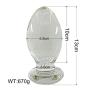 CSH Jeans 13cm Glass Anal   Ball Massaging Plug  Adult Products Female Male Clear Massage Wand Massager Glass Relaxing T-oys Tshirt T-Shirt