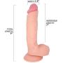 Suction Cup Dildo - Realistic Penis Sex Toy for Women - Extra Thick and Long Shaft