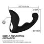 QILA Premium Prostate Health Massager Durable & Medical Grade Silicone Material Skin-Safe & Waterproof Design, 8.8 Ounce