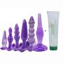Relax Perfect Size 6 PCS Comfortable Medical Kits Silicone Training Pleasure Toy for Him and Her Massager
