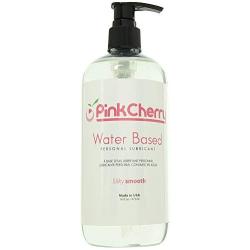 PinkCherry Water Based Personal Lubricant in 16 Ounces - Latex Safe Unflavored Unscented Lube