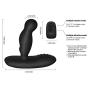 Prostate Massager Anal Plug Prostate Vibrator with Remote Control, Medical Silicone Vibrators ， Vibrating Modes S-ex T-oys for Men, Male Masturbation Device