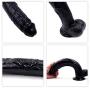 12 Inch Huge Female Body Relax Massage Wand Handsfree for Women Box Package - Black