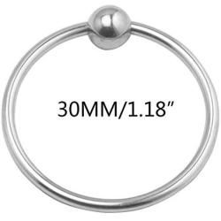 W-HELLO Stainless Steel Massager Ring Erection Enlarger Enhancer Rings Toy for Men