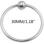 W-HELLO Stainless Steel Massager Ring Erection Enlarger Enhancer Rings Toy for Men