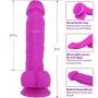 Realistic Dildo with Lifelike Curved Shaft and Balls for Vaginal G-Spot Pleasure | Lyps Dildo - Ultra-Soft Silicone Dildo with Strong Suction Cup - 7 Inches, 100% Waterproof Hands-Free Sexual Play