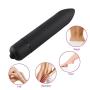 Mini Bullet Vibrator 10-Speed Vibration Black Waterproof Discrete Size 92mm Portable Stimulator Body Massager