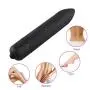 Mini Bullet Vibrator 10-Speed Vibration Black Waterproof Discrete Size 92mm Portable Stimulator Body Massager Mini Bullet Vibrator 10-Speed Vibration Black Waterproof Discrete Size 92mm Portable Stimulator Body Massager