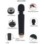 Vibrator for Women or Couples - Amor by MoN | Vibrating Clitoral G-Spot Stimulation Massager - Powerful Motor, Rechargeable, Waterproof, Strong Vibration - Black