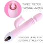 Wytinug 12 Frequency Vibe Heating Telescopic Vibran G-Spott Messager Clǐtoŗîs Licking Thrust-ing Stimulator Relax Toy for Women Couples