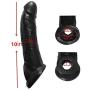 Wearable Rod Extension Enhancer Girth Extender Sleeve for Men Male 10 INCH Black