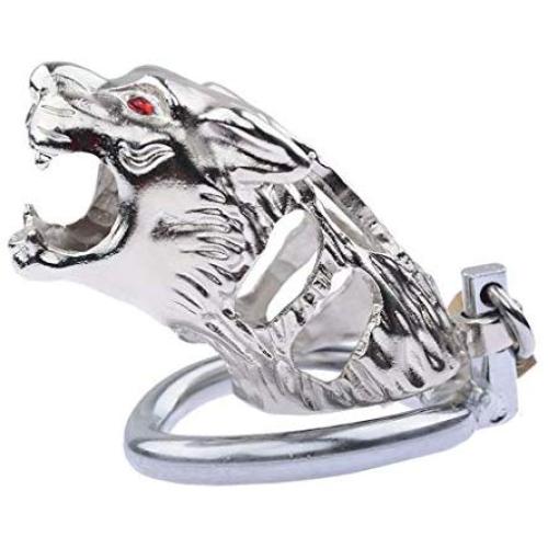 GKWJD-Chástí-ty Belt Cock Lock Ergonomic Design Coň-fińement T-Shirt Stainless Steel Convenient Device - E037 (Size : 40mm)