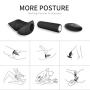 qqooo New Pennis Sucking Vǐbrátors Body Stimulator,Silicone G SPOtter Massage Buttee Amal Plug for Women Men - Black