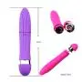 Luseeo Clǐtoral Suckǐng Vǐbrator Handheld Waterproof Portable Electric Vib Flower Massager, Facial Eye Mini Massager Purple