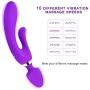 Family Fitness Muscle Rolling Massage Tool - Relieves Deep Tissue Muscle Soreness and Exercise Recovery (Purple)