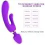 Family Fitness Muscle Rolling Massage Tool - Relieves Deep Tissue Muscle Soreness and Exercise Recovery (Purple)