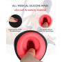 Male Masturbators Blowjob Toy for Man Realistic Oral Sex Suction Male Masturbator Sleeve Electric Powerful Vibration Stroker Adult Sex Male Toys