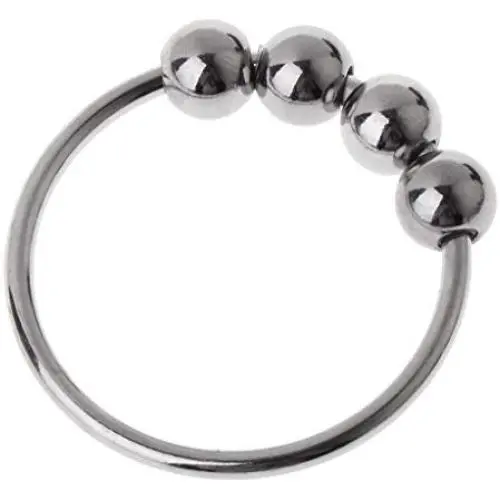 GUANGSHAN Stainless Steel Co~ck Pe~NIS Ring for Men Enhancer Prolong Séx Product