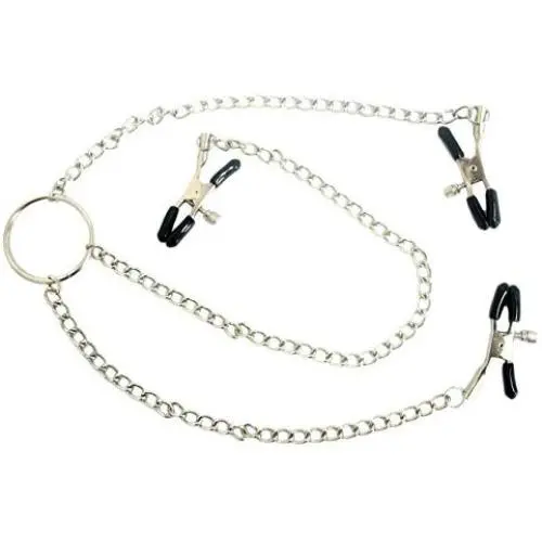 Eastern Delights Elite Clitoris Clamps, Nipple Clamps Vice Labia Clip with Soft Adjustable Rubber Clamps Eastern Delights Elite Clitoris Clamps, Nipple Clamps Vice Labia Clip with Soft Adjustable Rubber Clamps