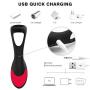 Male Electric Massaging Toy Rechargeable Waterproof Pró-stá-tê Massager Stímùlàtór 3 in 1 Multiple Speed and Patterns Silicone Massage Device for Men Gay T-Shirt