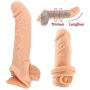 Extender Male Extension Girth Enhancer Lock Sleeve Ring for Men Reusable -Time Delay - Masculine Charm