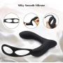 Vibrating Penis Ring, 3 in 1 Wireless Remote Control Prostate Massager with Ball Loop, 10 Speed Rechargeable Vibrator Stimulator Anal Sex Toys for Couple Play