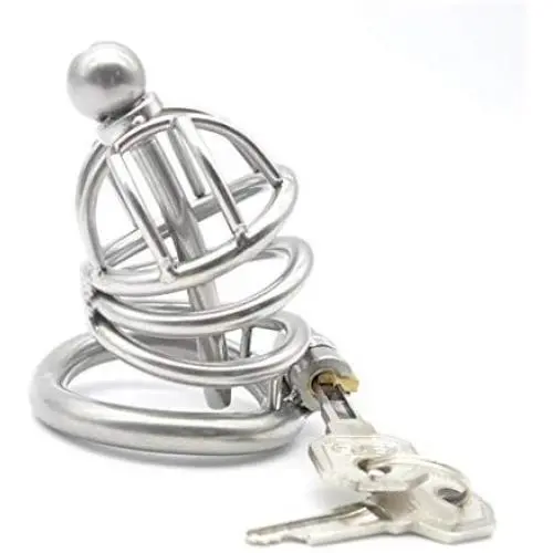 Chástí-ty Device, Cǒck Lock, Pěnǐs Lock Ring Men Hypoallergenic Stainless Steel Metal Chasteness Device Anti-Off T-Shirt Belt - 143 (Size : 45mm) Chástí-ty Device, Cǒck Lock, Pěnǐs Lock Ring Men Hypoallergenic Stainless Steel Metal Chasteness Device Anti-Off T-Shirt Belt - 143 (Size : 45mm)