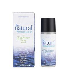 The Natural, Carrageenan Water-Based Lube, Personal Lubricant with Vitamin E and Aloe Vera - 1.7 fl oz - DreamBrands