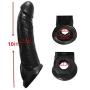 MISSOX 10inch Pê-NIS Sleeve Vib-ratór Reusable Cóndoms for Men Pê-NIS En-la-rgement Delay Ejacuation Trainer Pê-nisring Cóndom Condones Safer