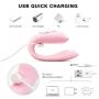 Perfect Sucking Toys for womens Hands free Invisible Wearable U shape Device for Pants Wireless Remote Control Strapless Sexy Lingerie for Women Multi Vibration Modes Intimate Enjoy Toys for Woman T-s