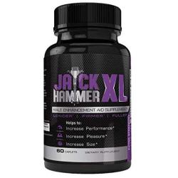 Testosterone Booster for Men by Jackhammer XL - 60 Capsules