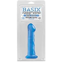 Basix Rubber Works 6.5-Inch Dong, Blue