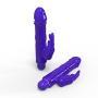 Wireless Waterproof Bunny Rabbit Vibrator 7 1/2 Inch - Purple - Rated #1 Vibrating Dildo Guaranteed - Provides Endless Hours of Pleasure - Stimulates G-spot At Clitoris At the Same Time - Multiple Speeds - By Healthy Vibes