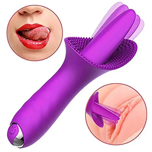 USB Rechargeable Vibrator Handheld Wand Massager Powerful Magic Massage Toys for Body – Neck – Foot- from Muscle Aches Purple Type