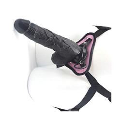 MXYLYM9 Strǎp ǒn Dìcks fǒr Wǒměn, Such As A Raw Glans Penis Simulation Soft Bendable Stick with Strong for Women Men PVC+ Artificial Leather Pants (L:8.86inch, W: 1.97inch) Black