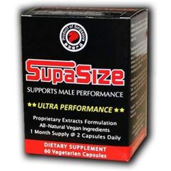 Male Enhancing Pills Increase Size | Natural Testosterone Booster for Men | Boost Bedroom Confidence and Stamina | Take for 90 Days for Maximum Increase | 1 Month Supply, 60 Capsules by SupaSize