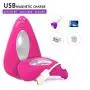 Vibrating Panties Wireless Magnetic Waterproof Wearable Panty Vibrator, Rechargeable Vagina Clit Stimulators Massager,G Spot Vibrator for Women and Couples (Pink)
