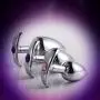 Jeweled Design Stainless Steel Anals Plug B-ütt an-âl Pl-ùg Device T-ö-ys Insert Trainer Kit for Beginner,Pack of 3