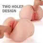 Handhold Male Masturbator for Doggy and Missionary Style, Fondlove Male Stroker 3D Realistic Butt with 2 Hole Pussy Ass Masturbation Adult Sex Toys for Men Sexual Pleasure Handhold Male Masturbator for Doggy and Missionary Style, Fondlove Male Stroker 3D Realistic Butt with 2 Hole Pussy Ass Masturbation Adult Sex Toys for Men Sexual Pleasure