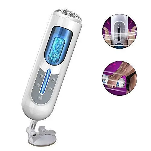 Male Masturbator Electric Masturbation Cups,KUUVAL Hand-Free Thrusting Silicone Rechargeable Thrusting Retractable Masturbator Large Size Powerful Rotation Realist Material Male Masturbator Electric Masturbation Cups,KUUVAL Hand-Free Thrusting Silicone Rechargeable Thrusting Retractable Masturbator Large Size Powerful Rotation Realist Material