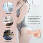Realistic Dildo, Bendable 7 Inch G-Spot Premium TPE Silicone Penis Dong with Suction Cup for Women, Sex Toy for Female Masturbation