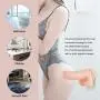 Realistic Dildo, Bendable 7 Inch G-Spot Premium TPE Silicone Penis Dong with Suction Cup for Women, Sex Toy for Female Masturbation