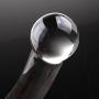 Wowlife Bent Graduate Glass Massager Anal Plug Curve Shape P Spot & G spot Stimulator Crystal Butt Plug Personal Massager Flirt Dildo Dong Penis Anal Toy